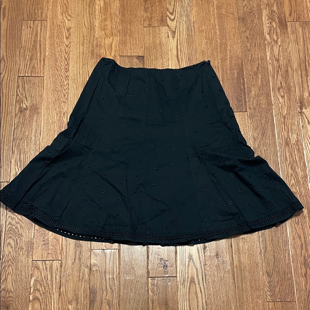 Ann Taylor Black A-Line Skirt